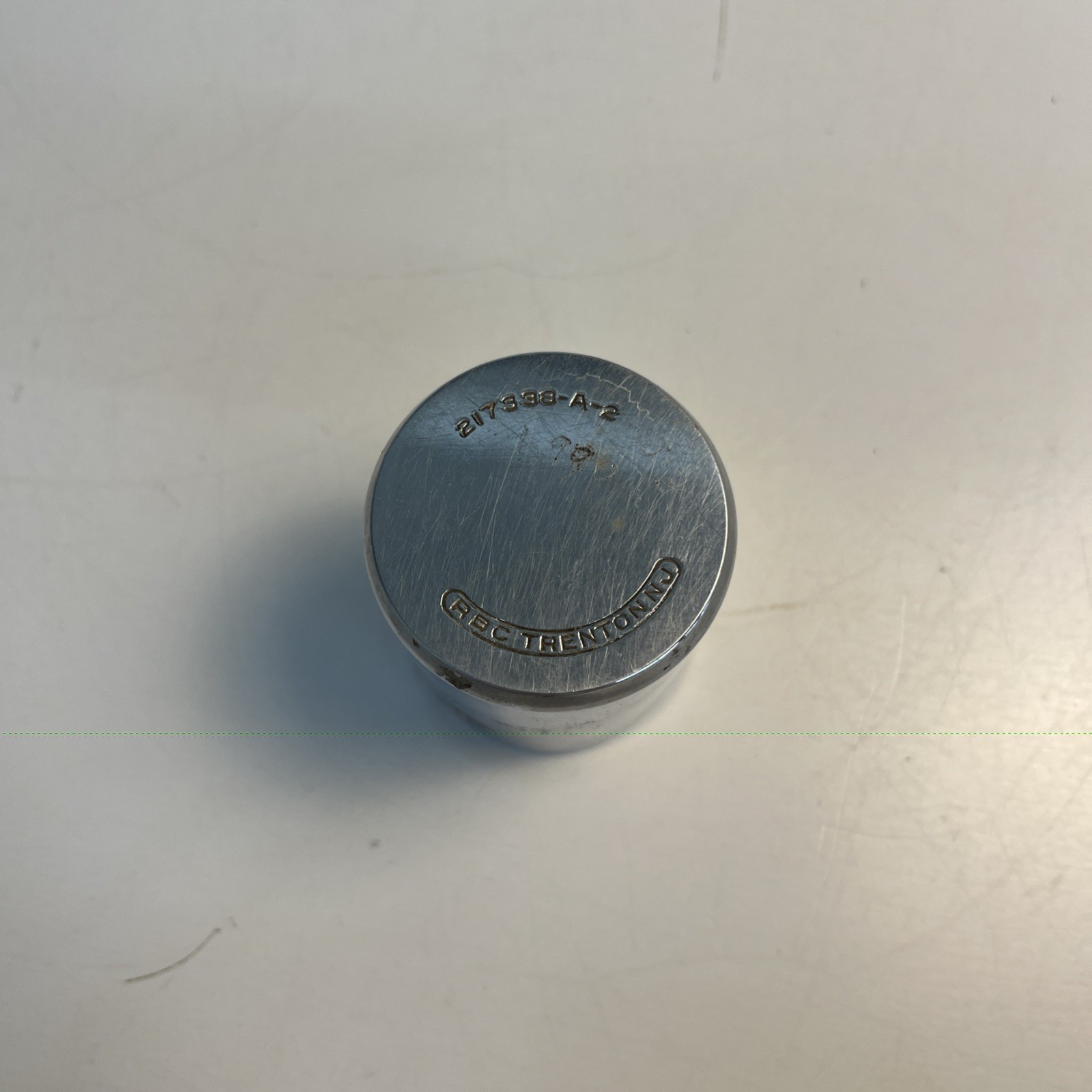 Vintage ABC Trenton NJ 217338 A2 Aluminum Cylinder Plug Industrial Component