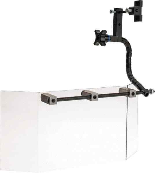 Flexbar 13055 Milling Machine Visor Guard with Base, Lexan, 8″ x 16″