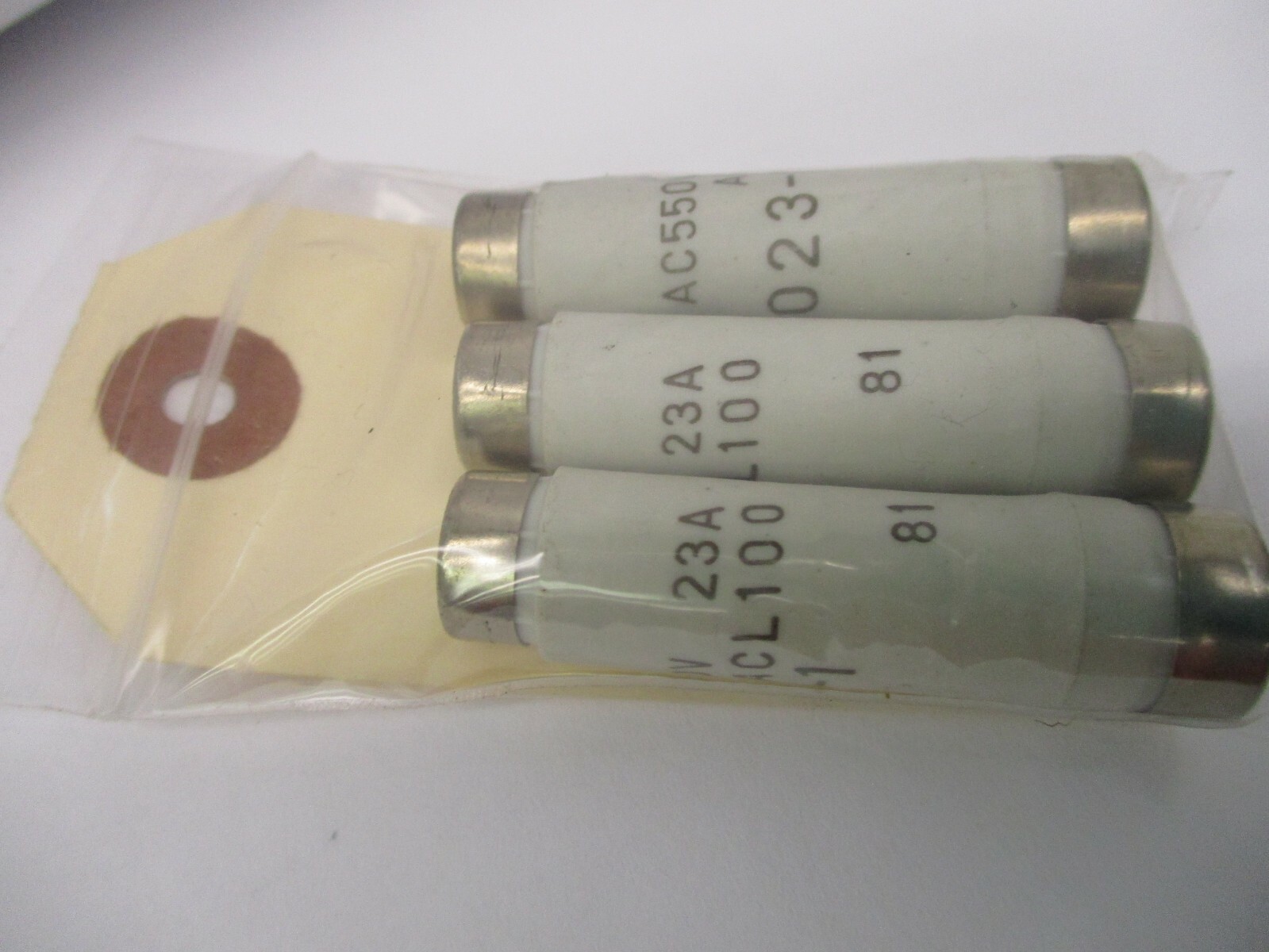 New Open Box Lot Of 3 Pieces FE Fuse AC550V 23A ACL100 BLC023-01 A1716ELL