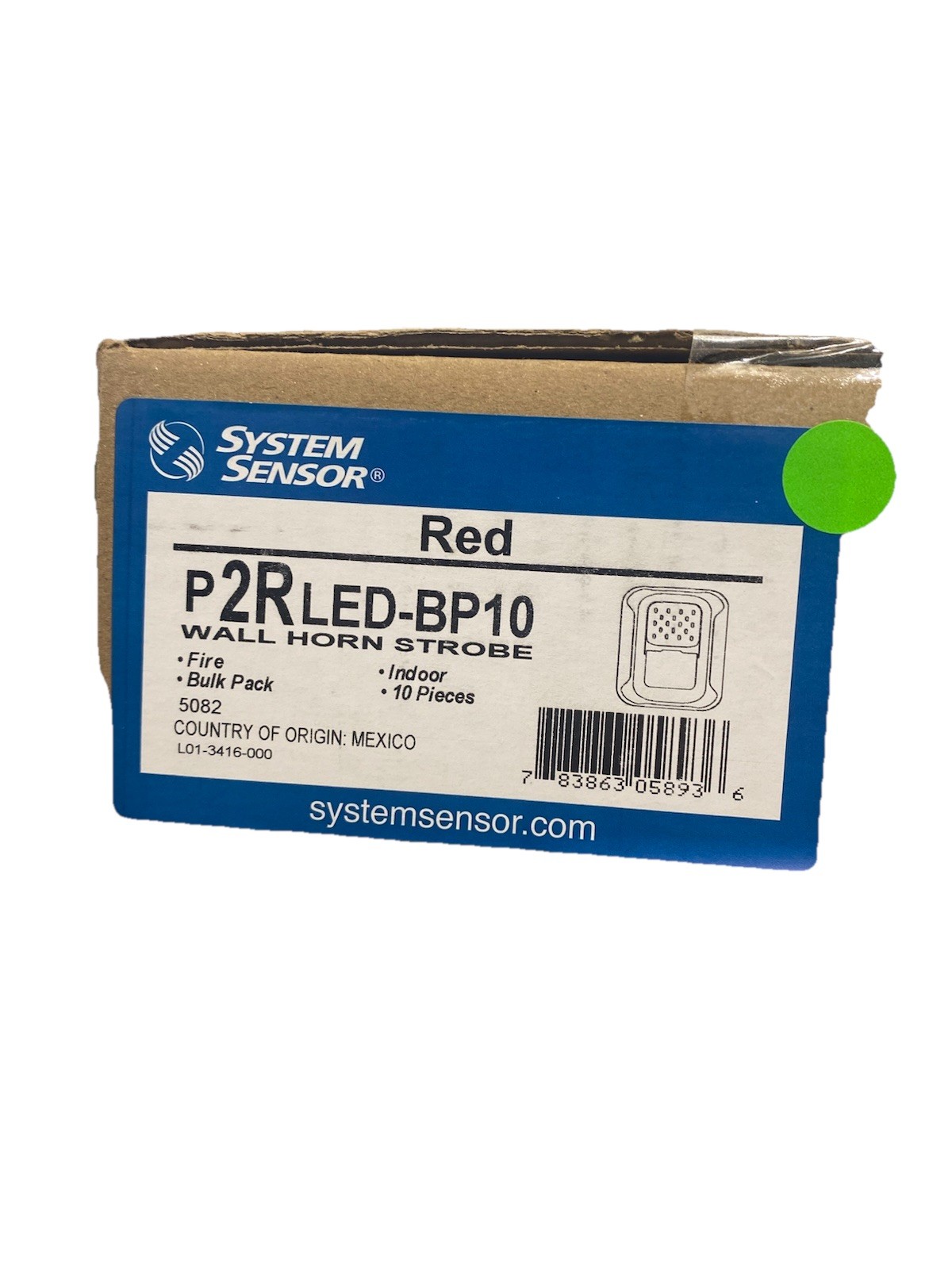P2RLED-BP10 SYSTEM SENSOR. FREE SHIPPING