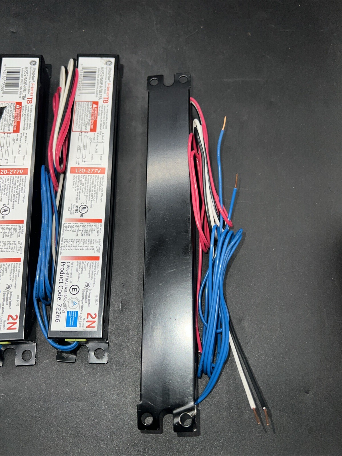 GENERAL ELECTRIC GE232MAXP-N/ULTRA ELECTRONIC FLUORESCENT T8 MULTI-VOLT LOT OF 5