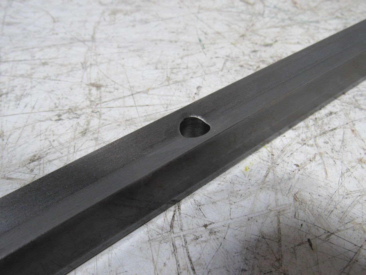 Thomson LSR-24-PD 48″ L Linear Shaft Support Rail Pre-Drilled Steel 1-1/2″ D