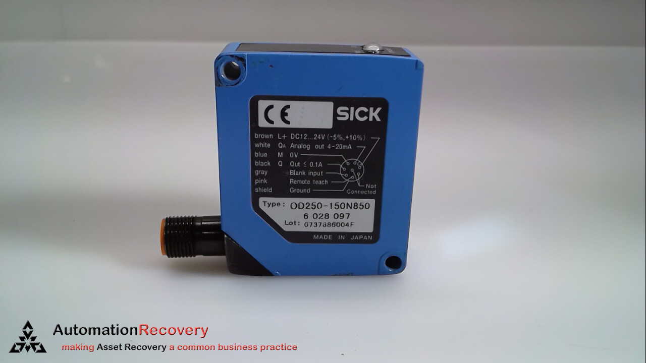 SICK 6028097, DISPLACEMENT SENSOR, OD250-150N850 #276933