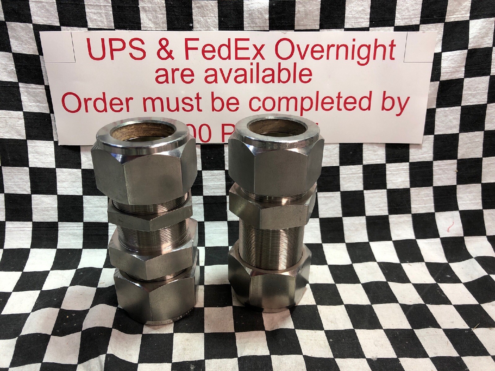 PARKER BULKHEAD UNION 1.5″, 24BC24-316, 24BC24316, LOT OF 2, SHIPSAMEDAY