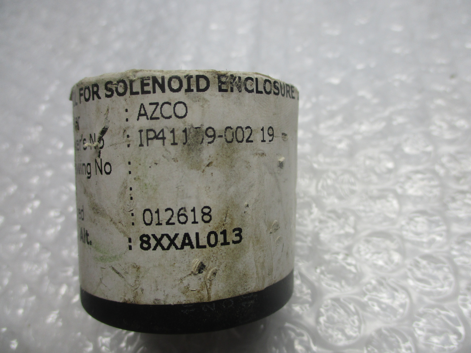 AZCO 012618 8XXAL013 COIL UNMP