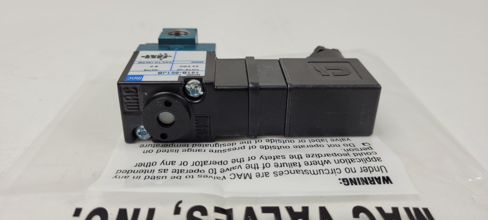 NEW MAC 161B-501JB Solenoid Valve 24V 6.0W