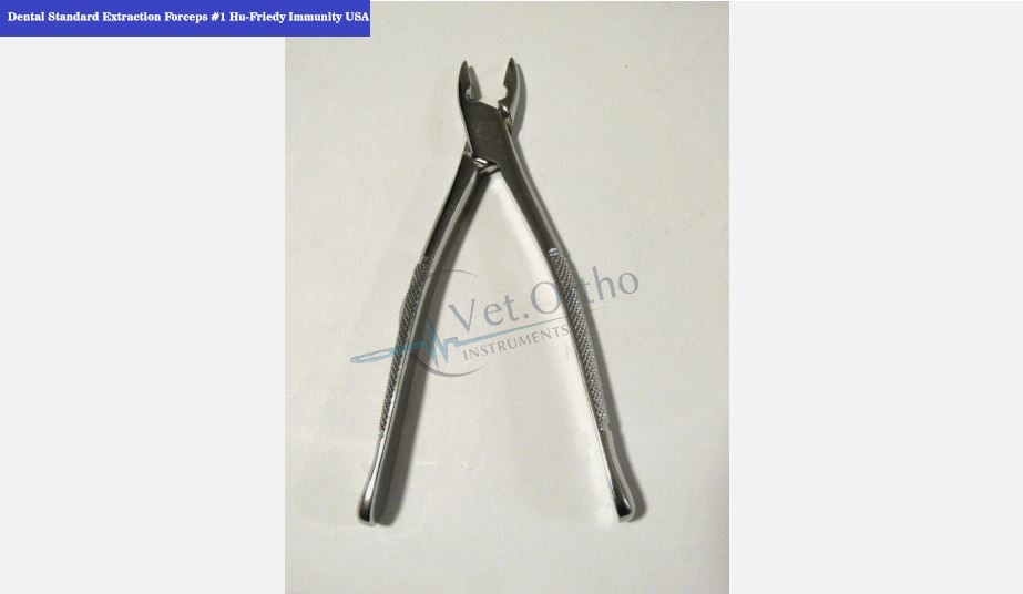 Dental Standard Extraction Forceps #1 Hu-Friedy Immunity USA