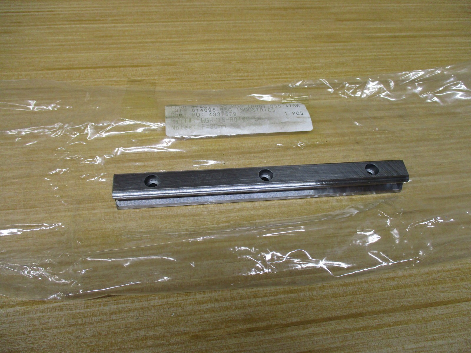 Hiwin HGR-15-R0160-C Linear Guide Rail HGR15R0160C
