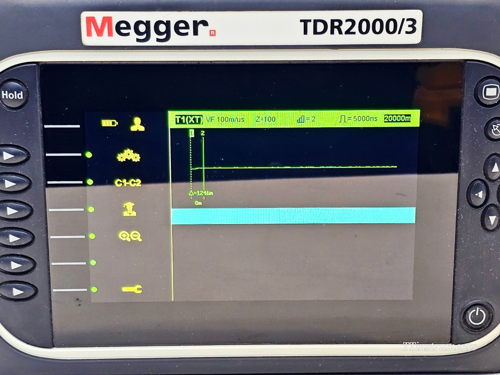 Megger TDR2000/3 Dual Channel Cable Fault Locator TDR Xpert Crosstalk
