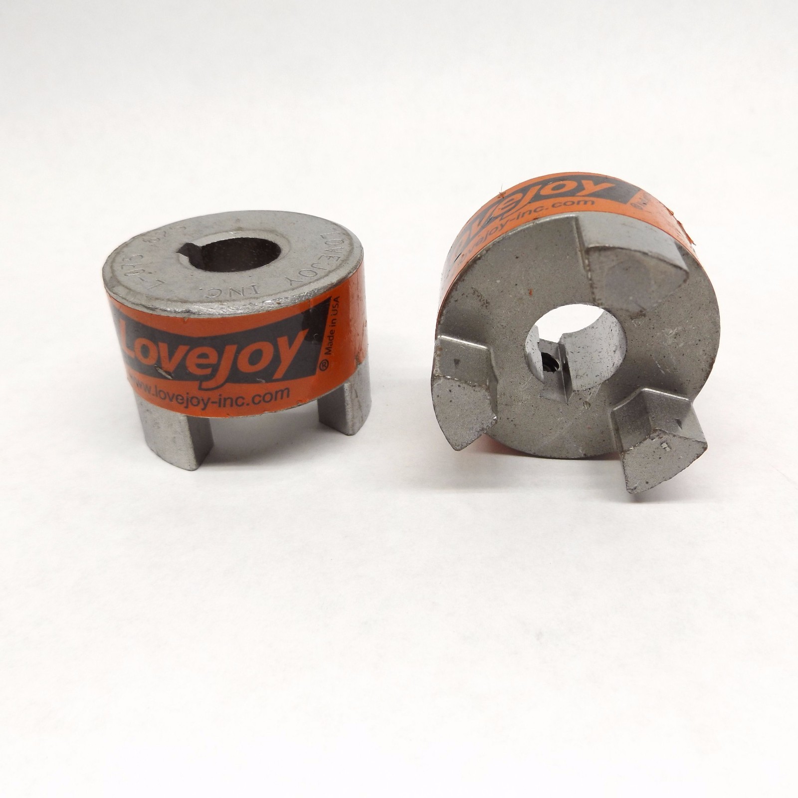 (2) Lovejoy L-075 Jaw Coupling Hub .625″ Bore, Finished W 3/8″ Keyway No Key