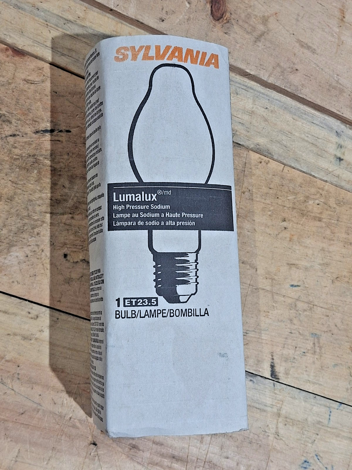 SYLVANIA 67516 LU150/55/ECO LUMALUX HIGH PRESSURE SODIUM BULB 150W S55