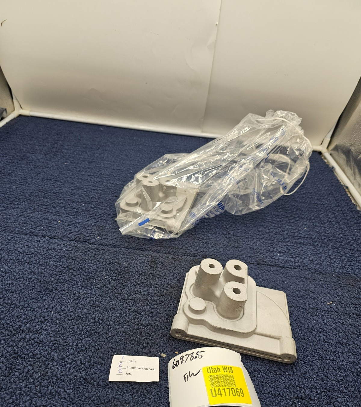 (QTY 2) Heavy Duty Water Pump Housing ER9631P01, 5″ Length x 4-3/4″ Width