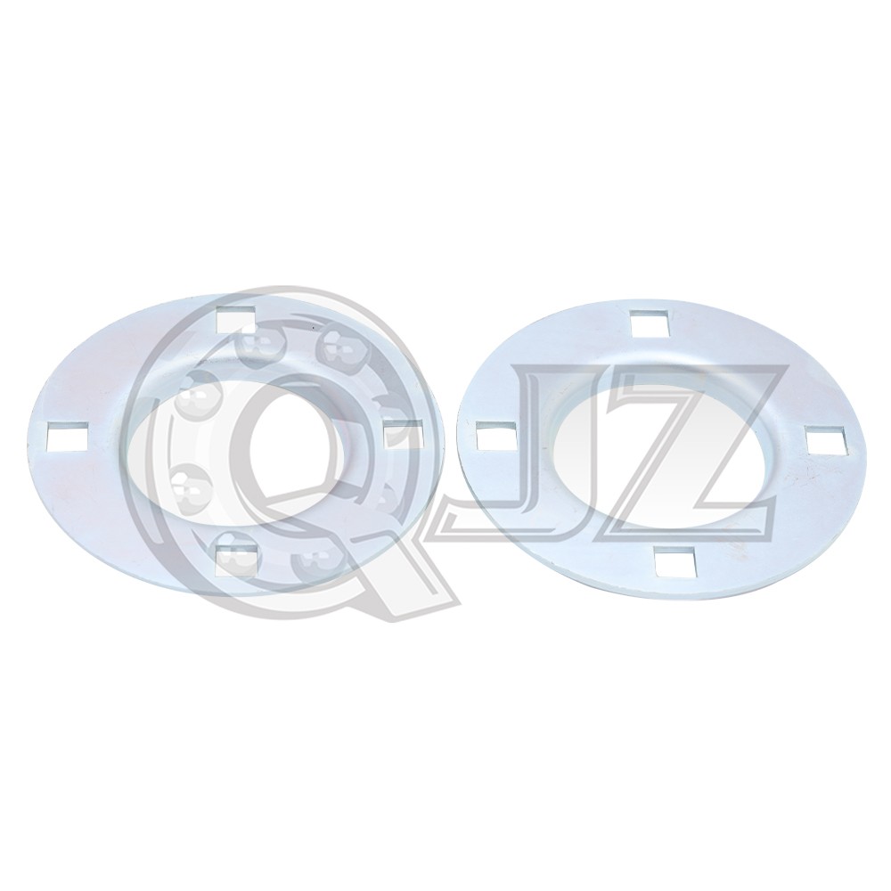 [Qty,2] 80MS Four Bolt Round Stamped Housing for 80mm OD Bearing