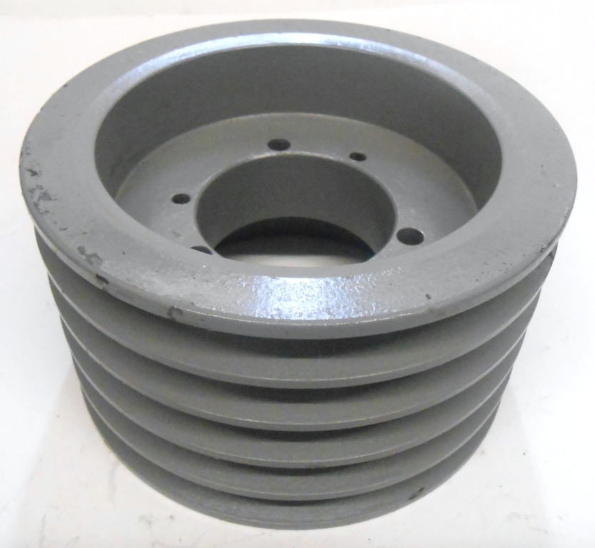 5 GROOVE SHEAVE PULLEY, 5B66SK, 5B6.6SK, 6.95″ OD, 4″ WIDTH, A OR B BELTS