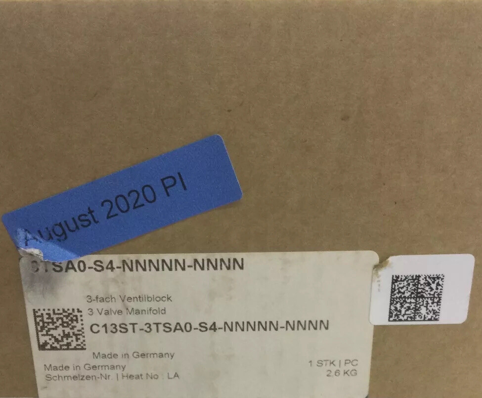 NEW, SEALED, SCHNEIDER, C13ST-3TSA0-S4-NNNNN-NNNN,VALVE INSTRUMENT ACCY. (1L-3)