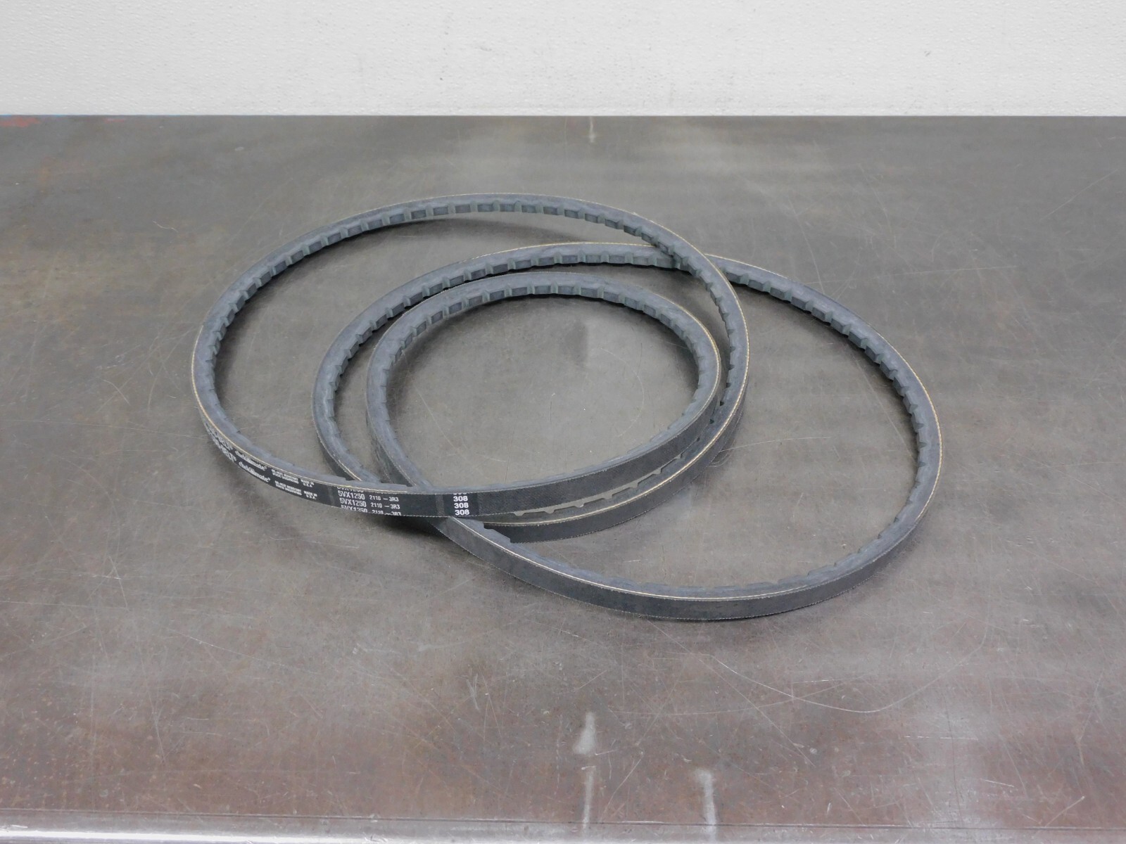 Carlisle – 5VX-1250 Section Cogged Wedge V- Belt Matched Set of Three (3)
