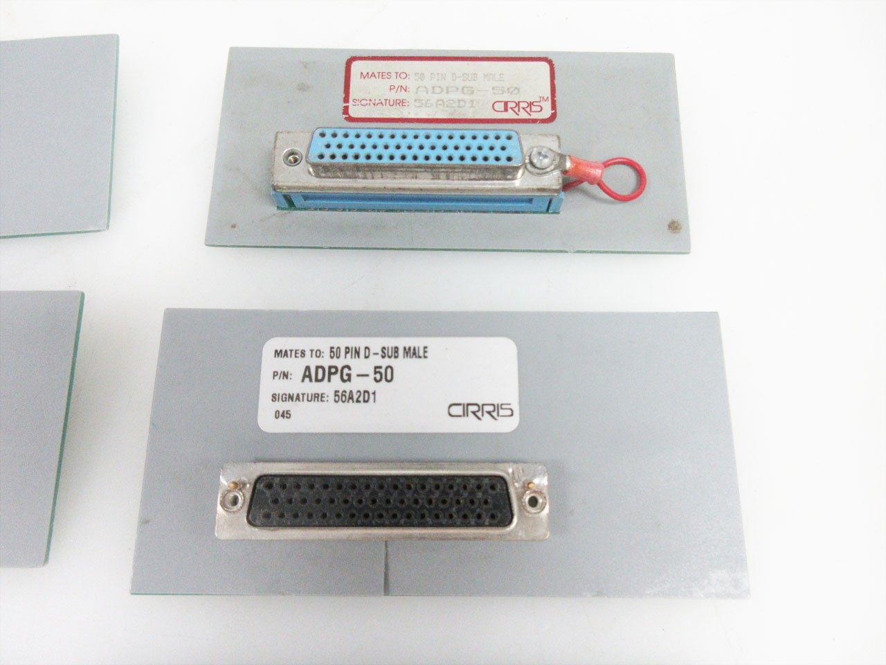 LOT OF SIX CIRRIS ADAPTERS ADPG-50 ADBP-59 ZERO OHM ADAPTER