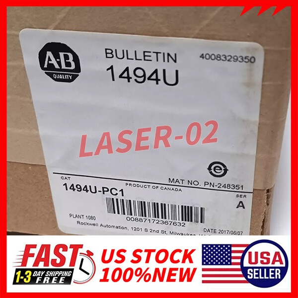 New Allen Bradley 1494U-PC1 Disconnect Switch Fuse Protective Cover Fast Ship