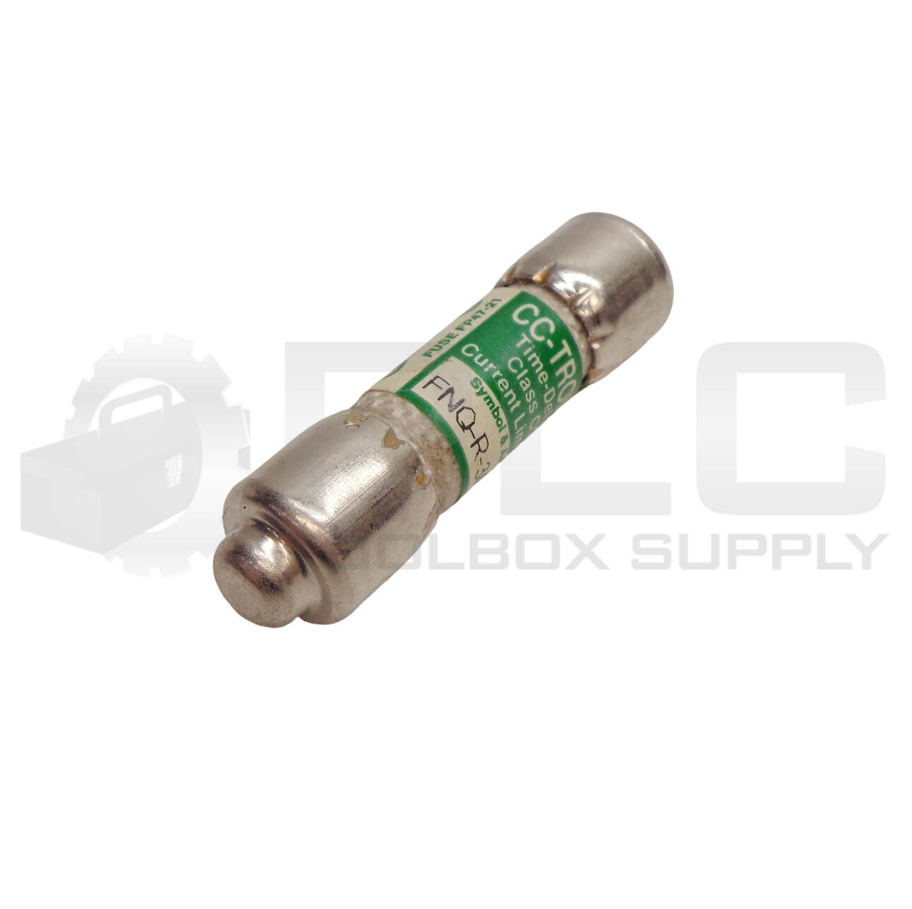 LOT OF 9 BUSSMANN FNQ-R-10 CC-TRON FUSES 10A 600VAC