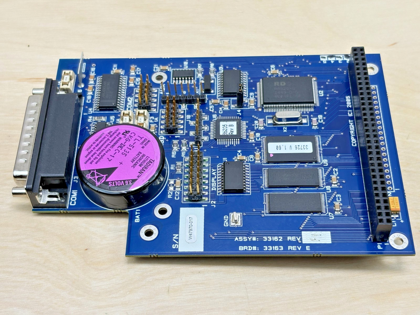 Telesis 33162 Communication Board for TMC420 Pinstamp Controller, 33163