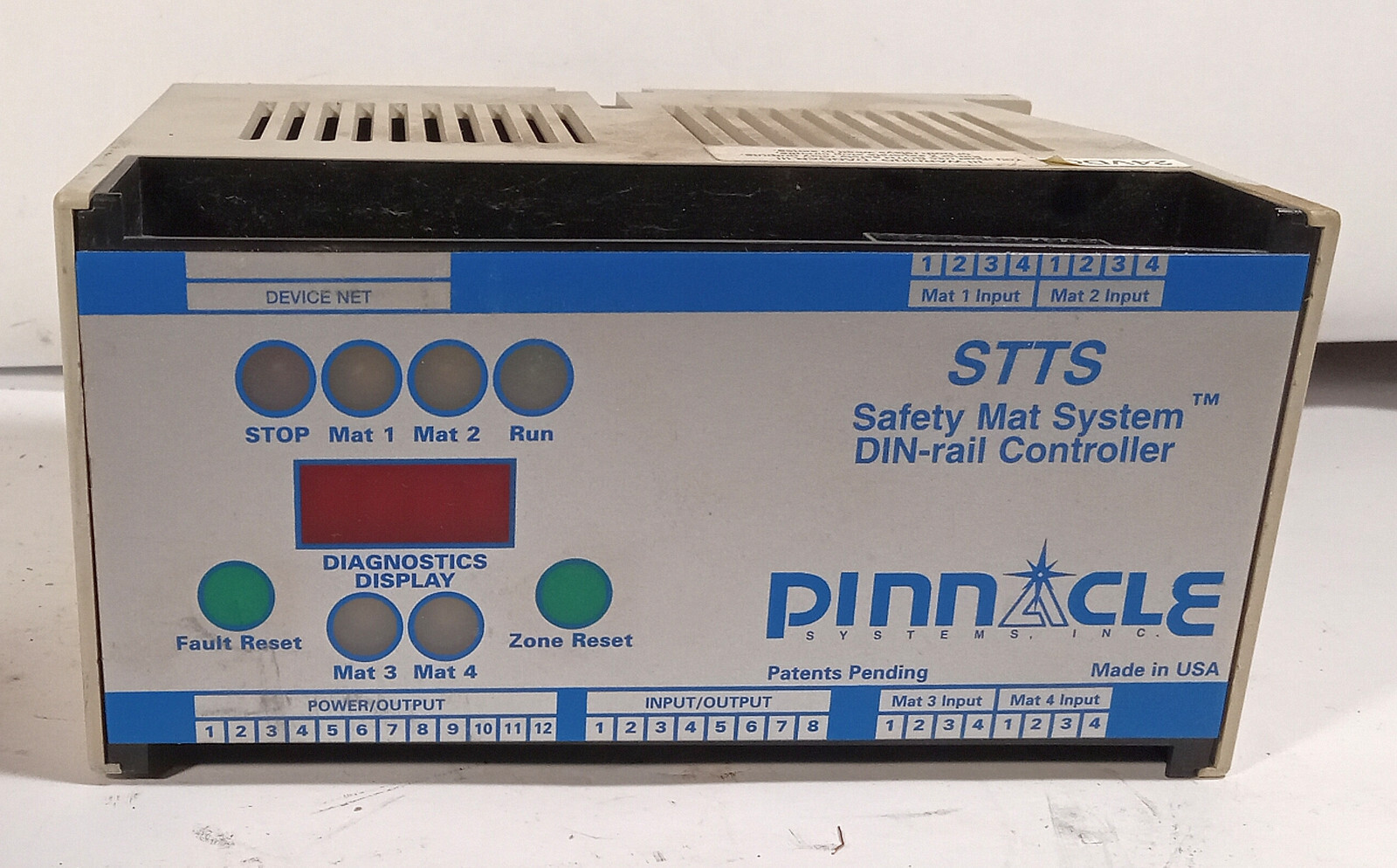 1 USED PINNACLE STTS D-3-1-1 SAFETY MAT DIN-RAIL CONTROLLER ***MAKE OFFER***
