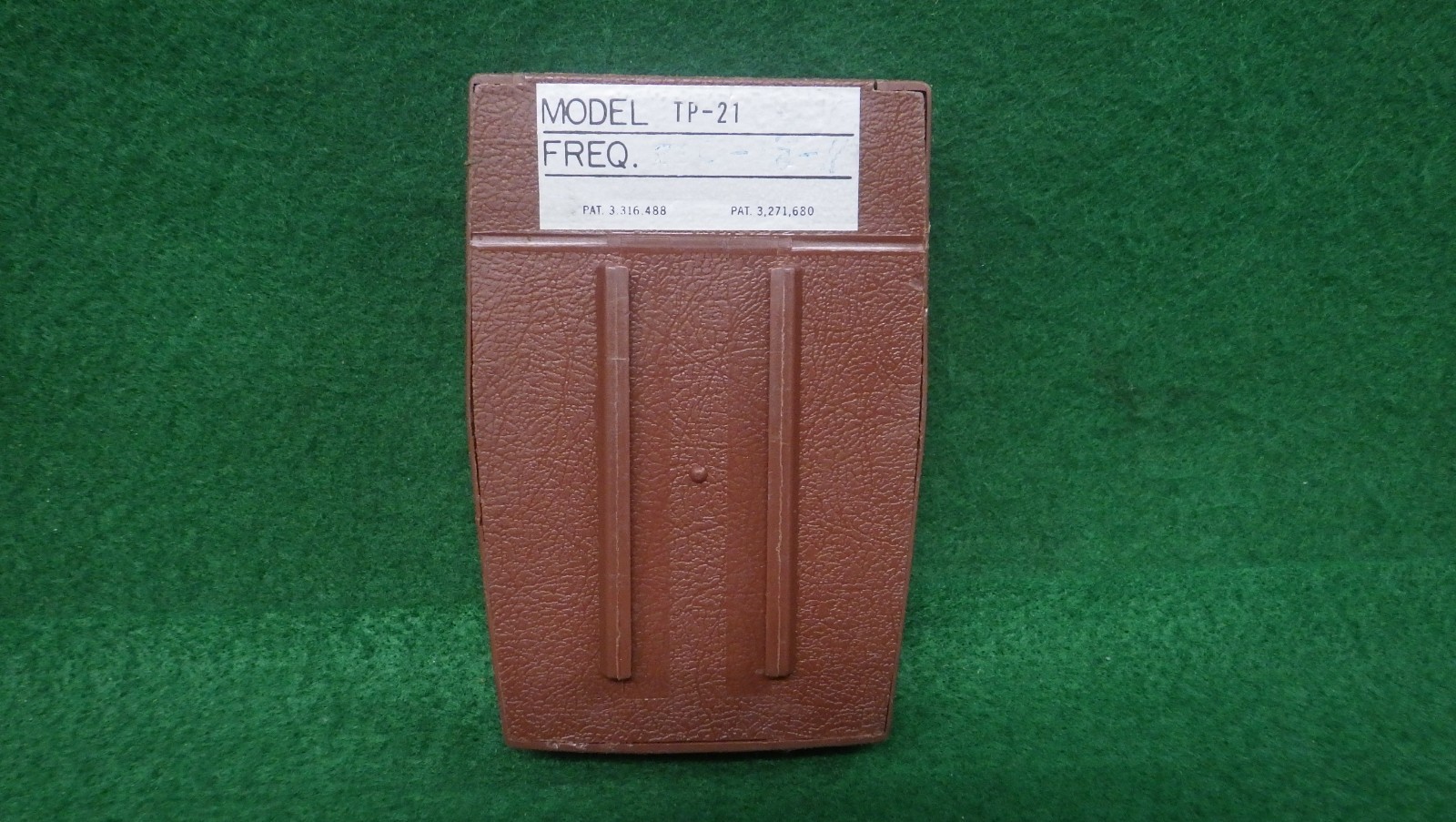 Vintage Telectron TP-21 One Button Garage Door Remote Control 1960s MCM Atomic