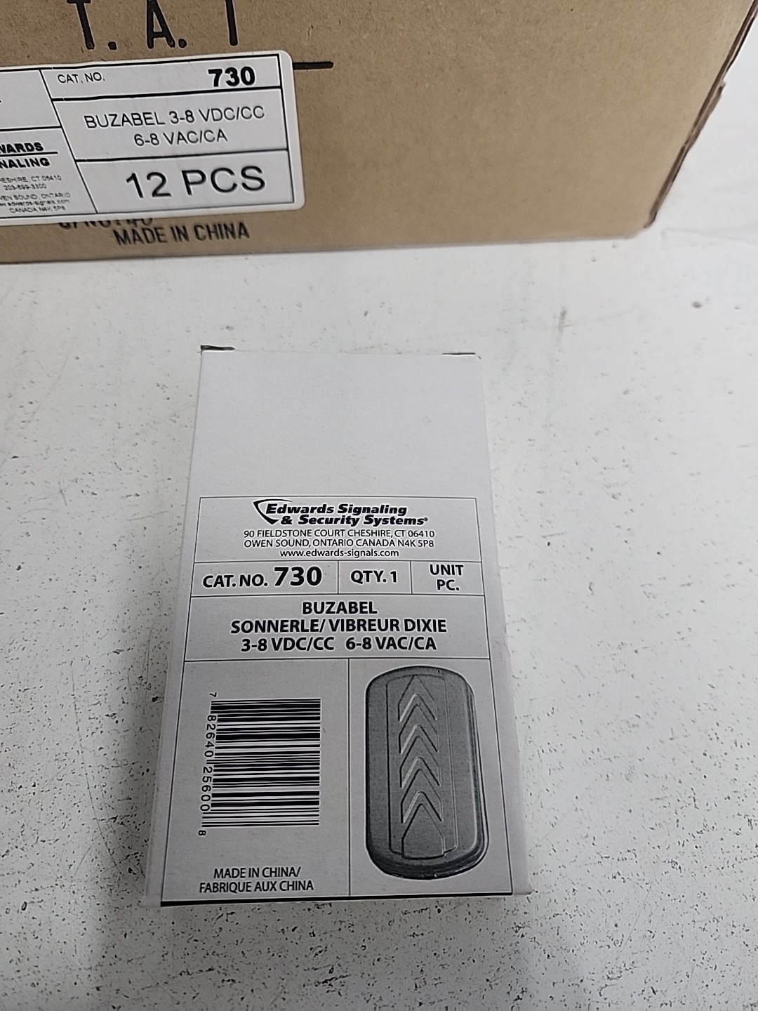 EDWARDS SIGNALING 730 (12Pcs) Bell And Buzzer **NOS**