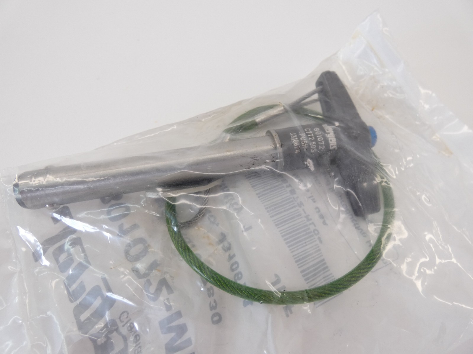 Jergens 801072-MLC T-Handle Push Button Release Pin – NEW Surplus!