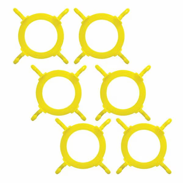 Mr. Chain Cone Connector, 5″ L, Yellow, Polyethylene, PK6 97402-6 Mr. Chain