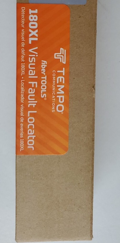 Tempo Communications 180XL VFL Visual Fault Locator Kit Fiber Single Multi Mode