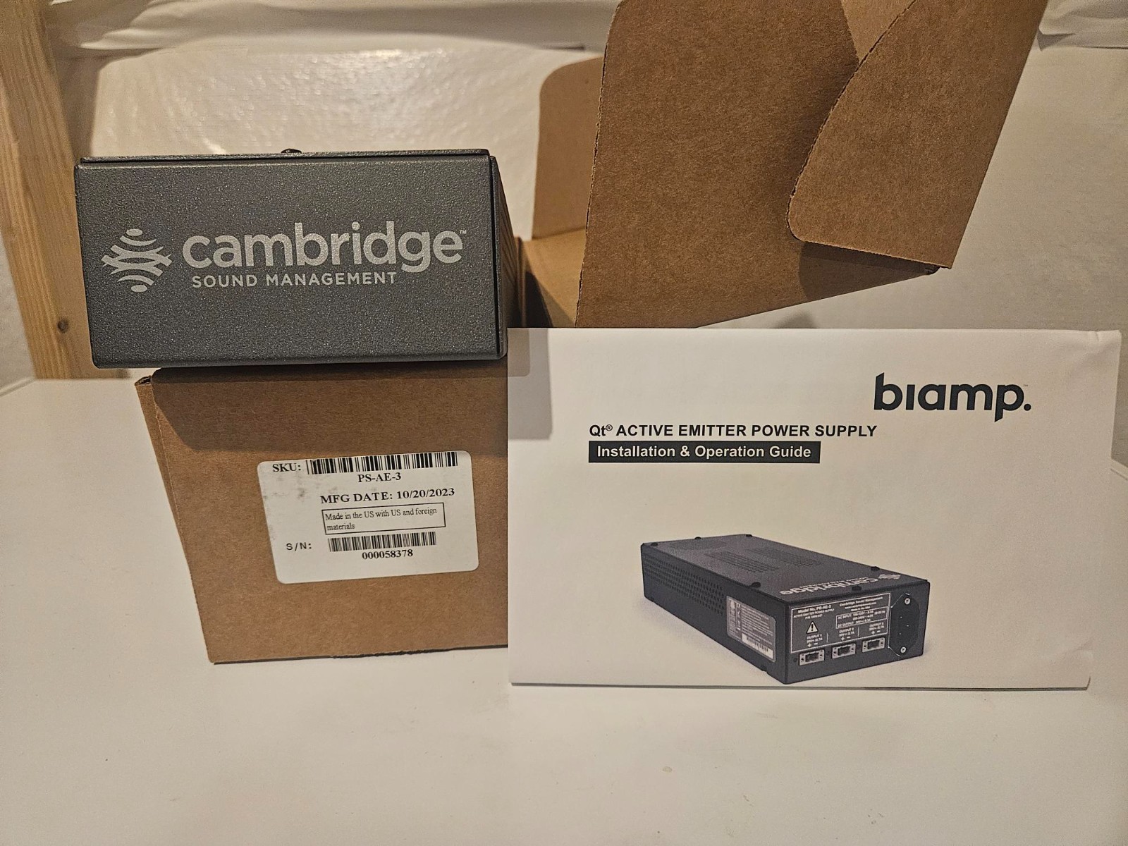 BiAmp Cambridge Active Emitter Power Supply
