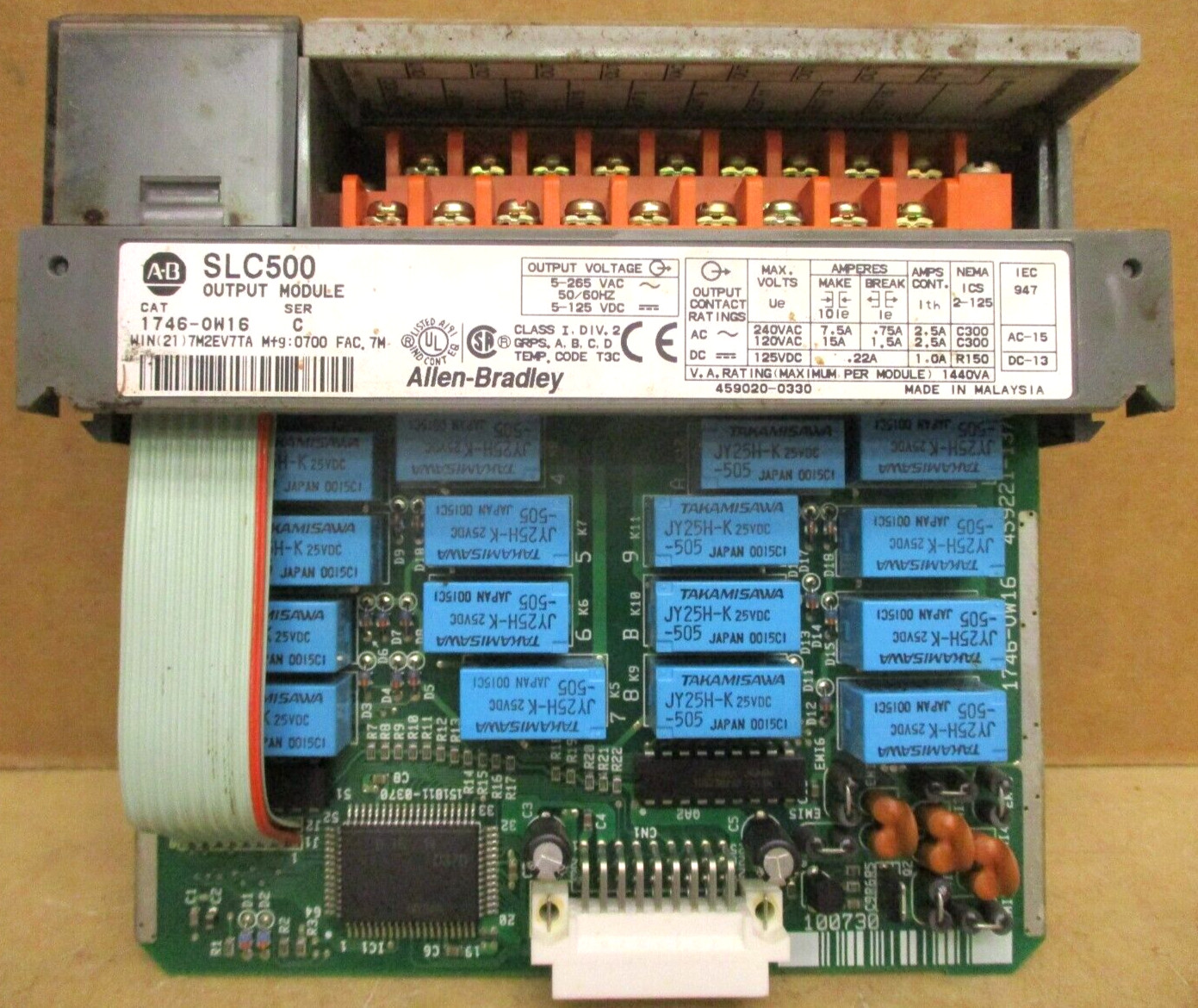 Allen-Bradley SLC 500 1746-P3 Ser A 1747-DCM Ser A 1747-SDN Ser B 48665GN