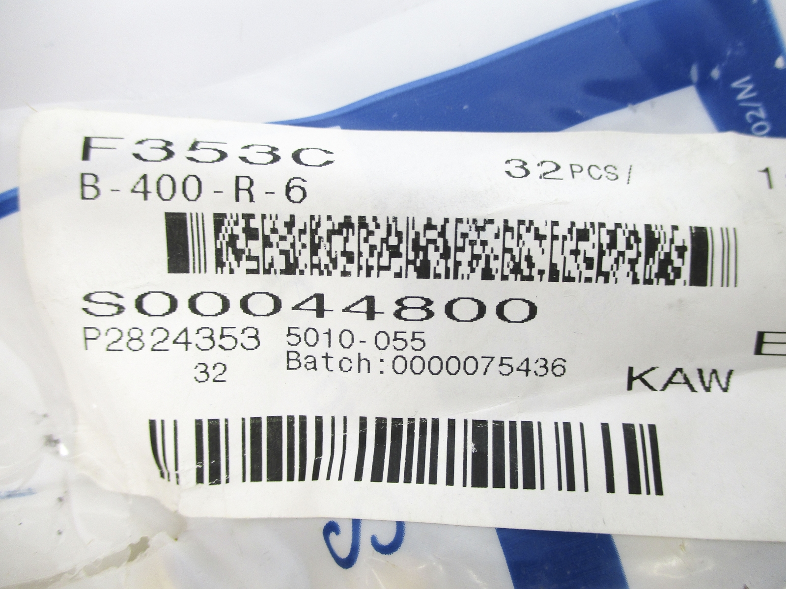 SWAGELOK B-400-R-6 (PKG OF 32) NSMP