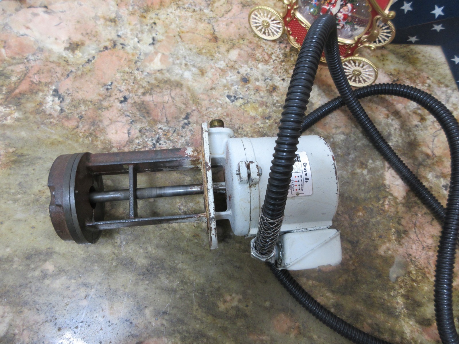 1996 HAAS VF-1 CNC VERTICAL MILL GRAYMILL 1/4 HP COOLANT PUMP