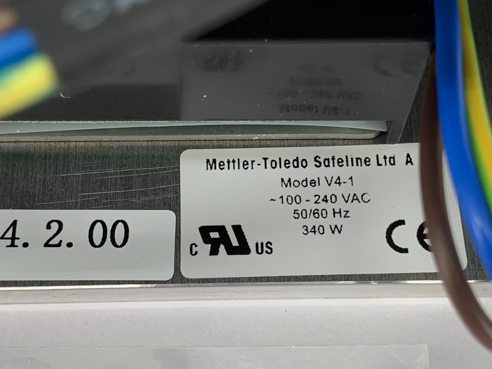 Mettler Toledo Safeline 5000-011R WS50-3AAC V4-1 100-240V P4.2.00 Power Supply