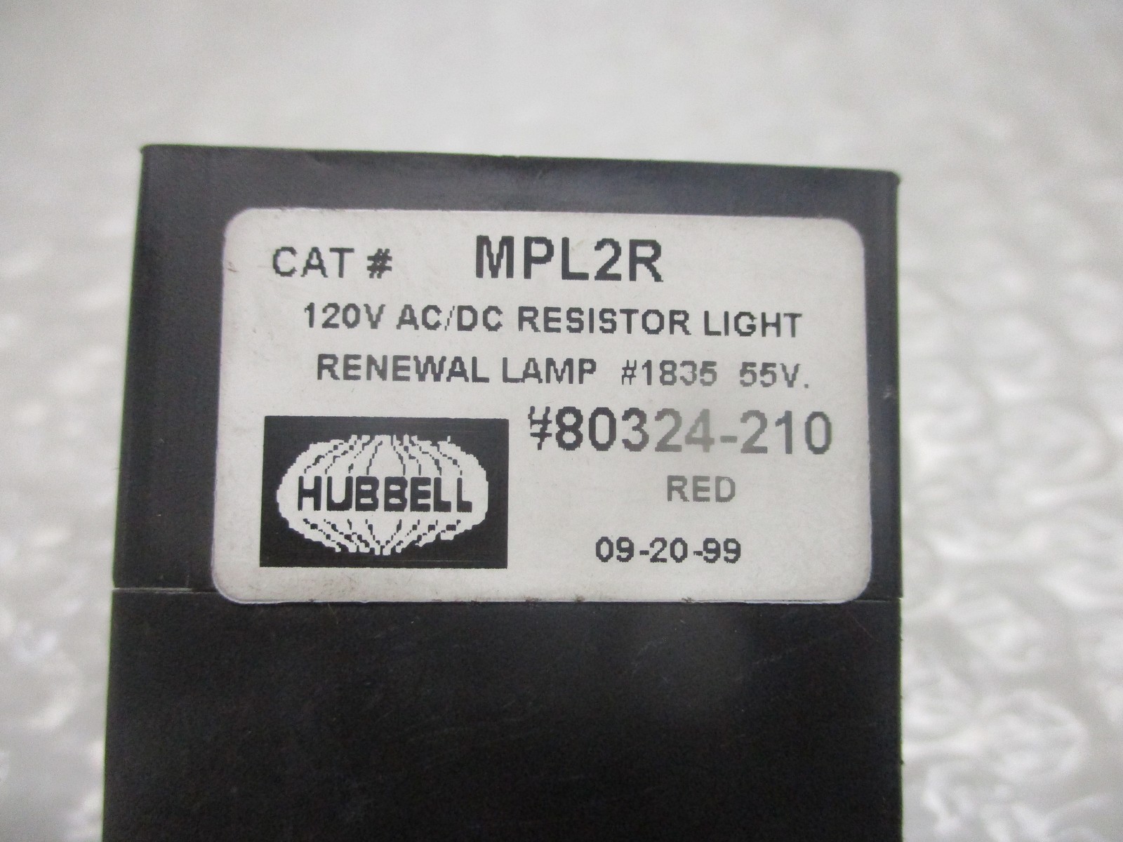 HUBBELL MPL2R RESISTOR LAMP NSNP