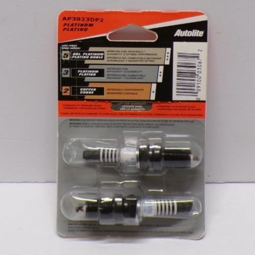 Autolite Spark Plugs AP3923DP2 Replaces:ACDelco 41-801 Pack of 2