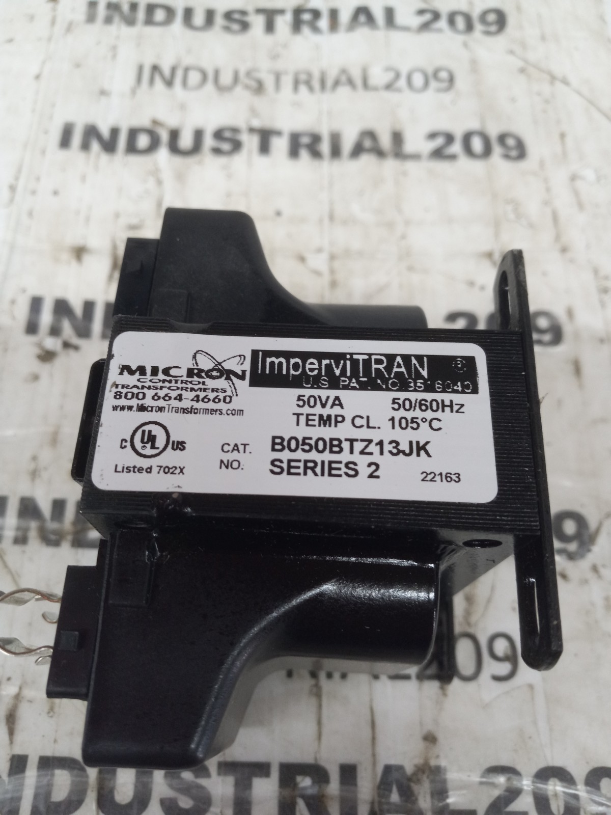 MICRON TRANSFORMER B050BTZ13JK SERIES 2 50/60HZ