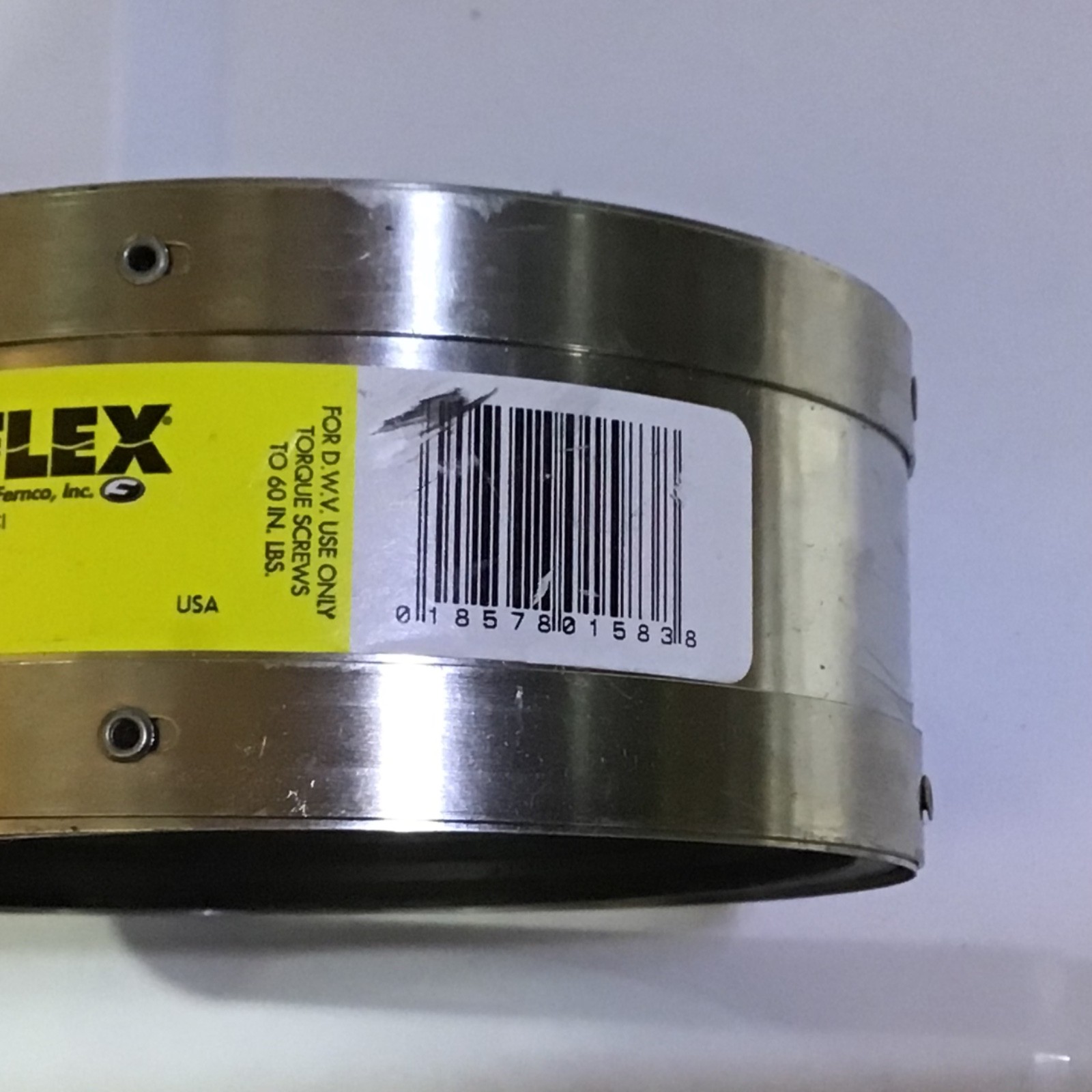 New Fernco 3000-44 Proflex 4″ CI TO 4″ PL, ST, XH CI – EPDM SHIELDED COUPLING
