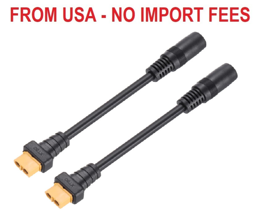 MECCANIXITY XT60 to DC8020 Adapter Cable, 20A XT60 Female to DC8020 Female Conne