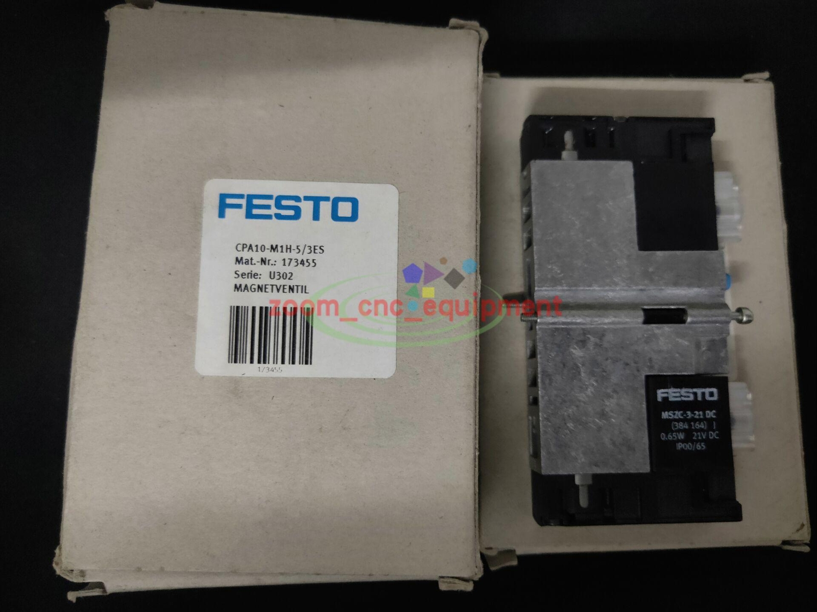 1PCS NEW FESTO CPA10-M1H-5/3-ES 173455 solenoid valve