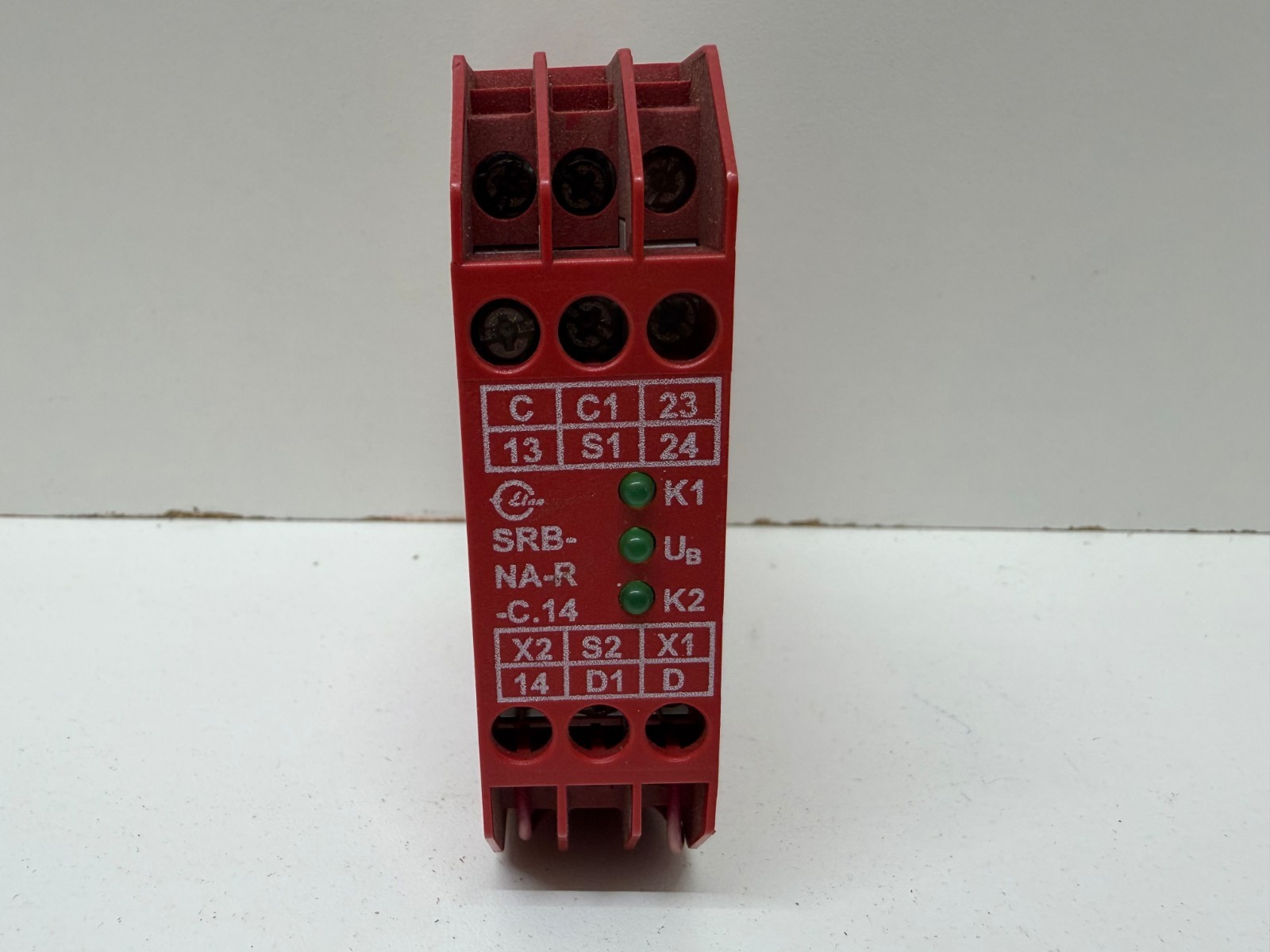GOOD USED! SCHMERSAL 24V 4A SAFETY RELAY SRB-NA-R-C.14-24V