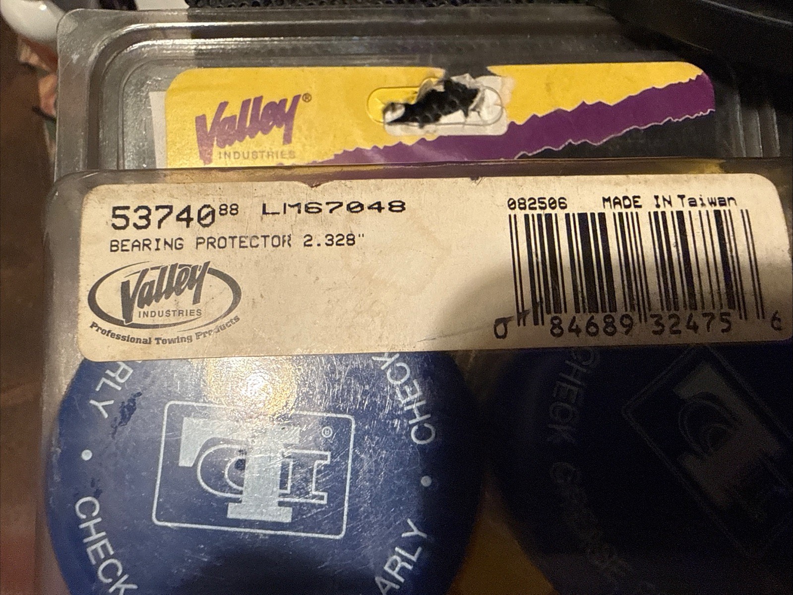 Bearing Protectors (2) with Dust Covers 2.328″ Hub Diameter Valley Part #53740