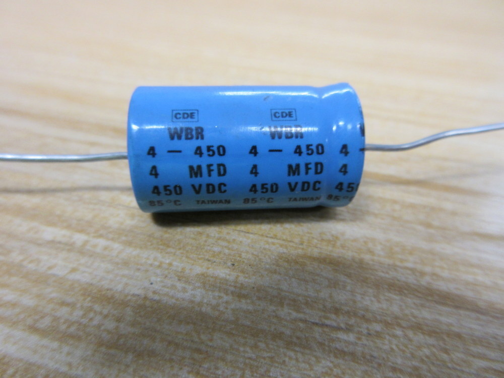 Cornell Dubilier WBR 4-450 CDE Mallory 4MFD (Pack of 2)
