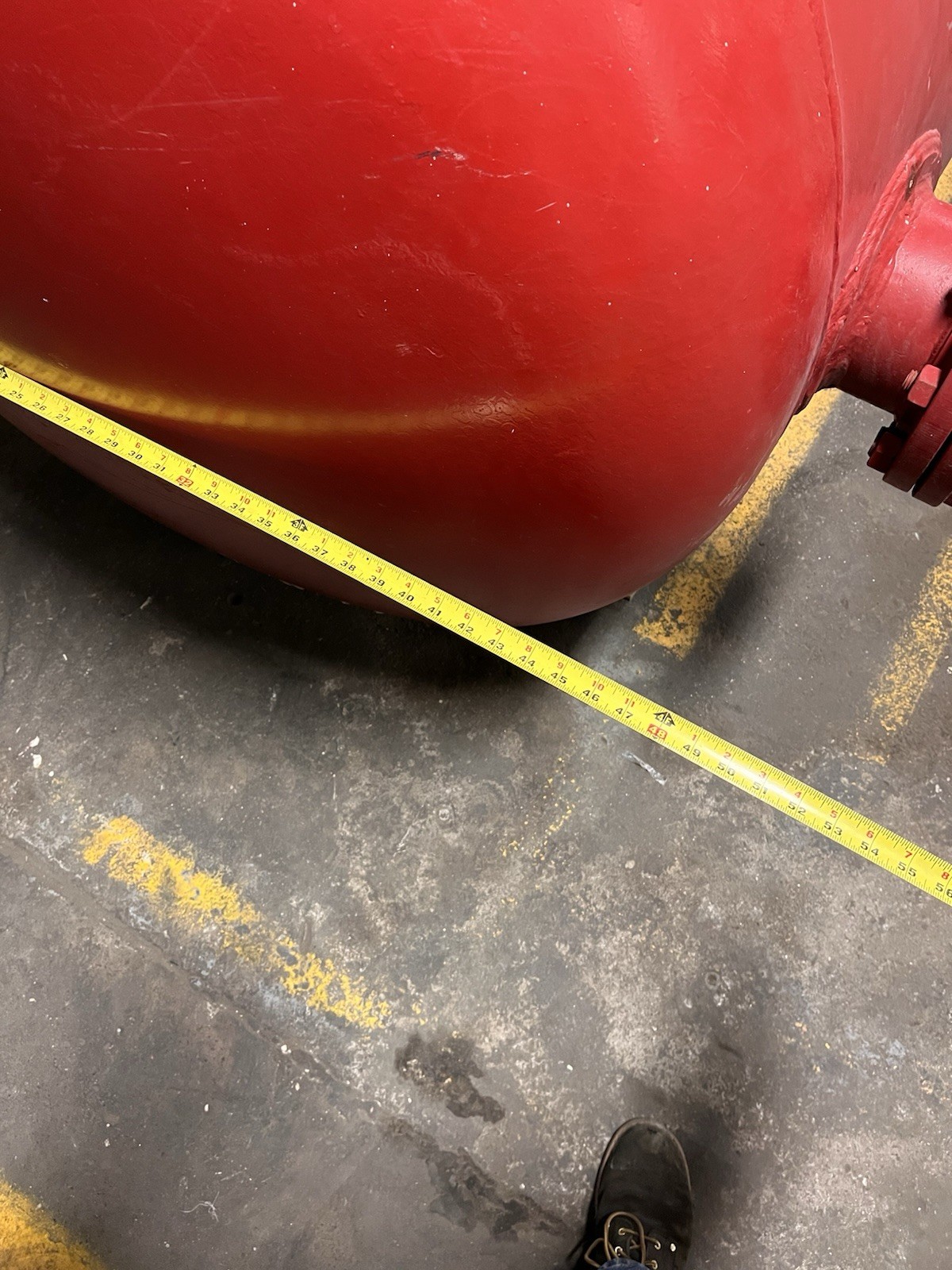 1000 Gal ASME Pressure Vessel Air Receiver Tank 4’x10’ 150 PSI 6” Flange 2” FPT