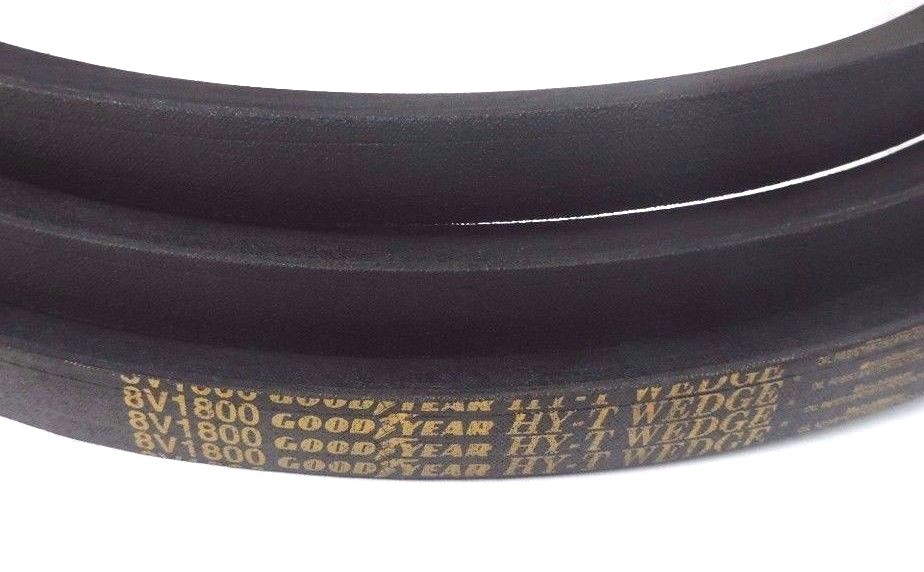 NEW GOODYEAR 8V1800 HY-T WEDGE V-BELT SUPER HC WIDTH-1INCH 180INCH CIRCUMFERENCE