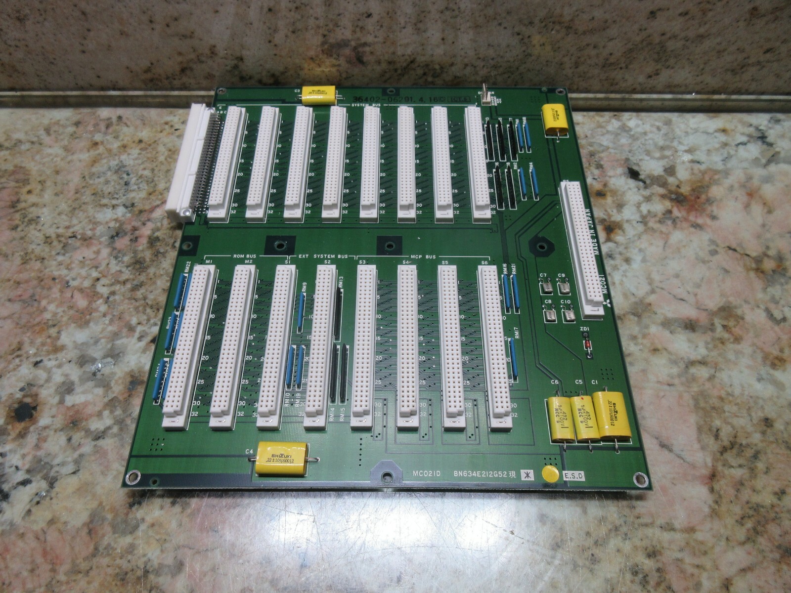 MITSUBISHI CIRCUIT BOARD MC021D BN634E212G52 TRAUB TND 200 CNC LATHE