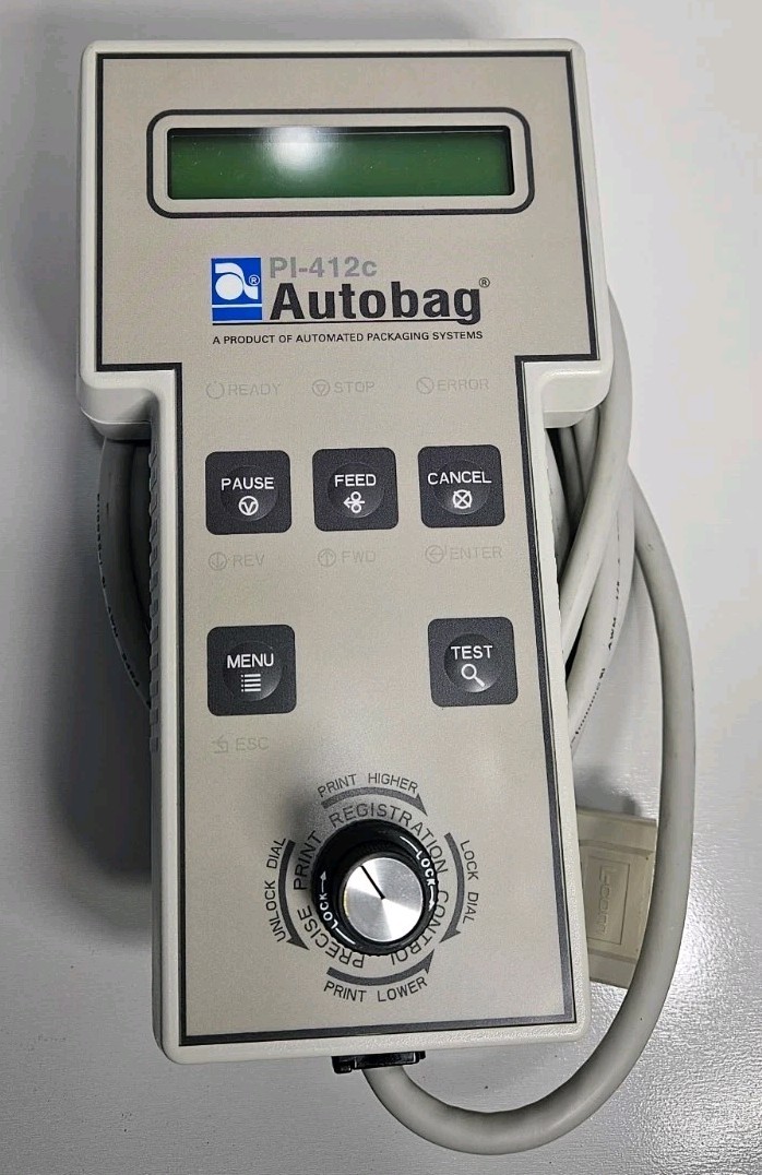Autobag PI-412C Remote Printer Control 565185B1 Packaging Systems Cable Pendant