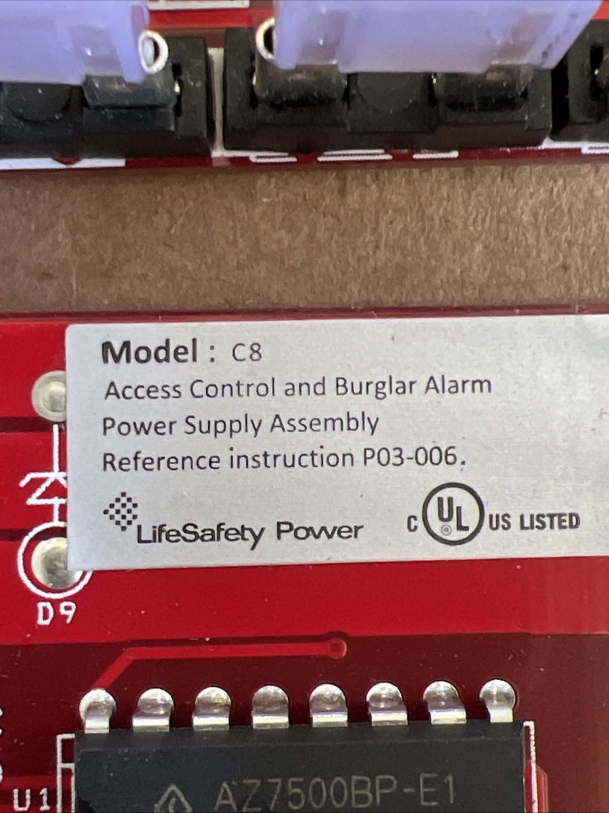 LifeSafety Power C8 Module W/D8P Lot Of 4 Boards