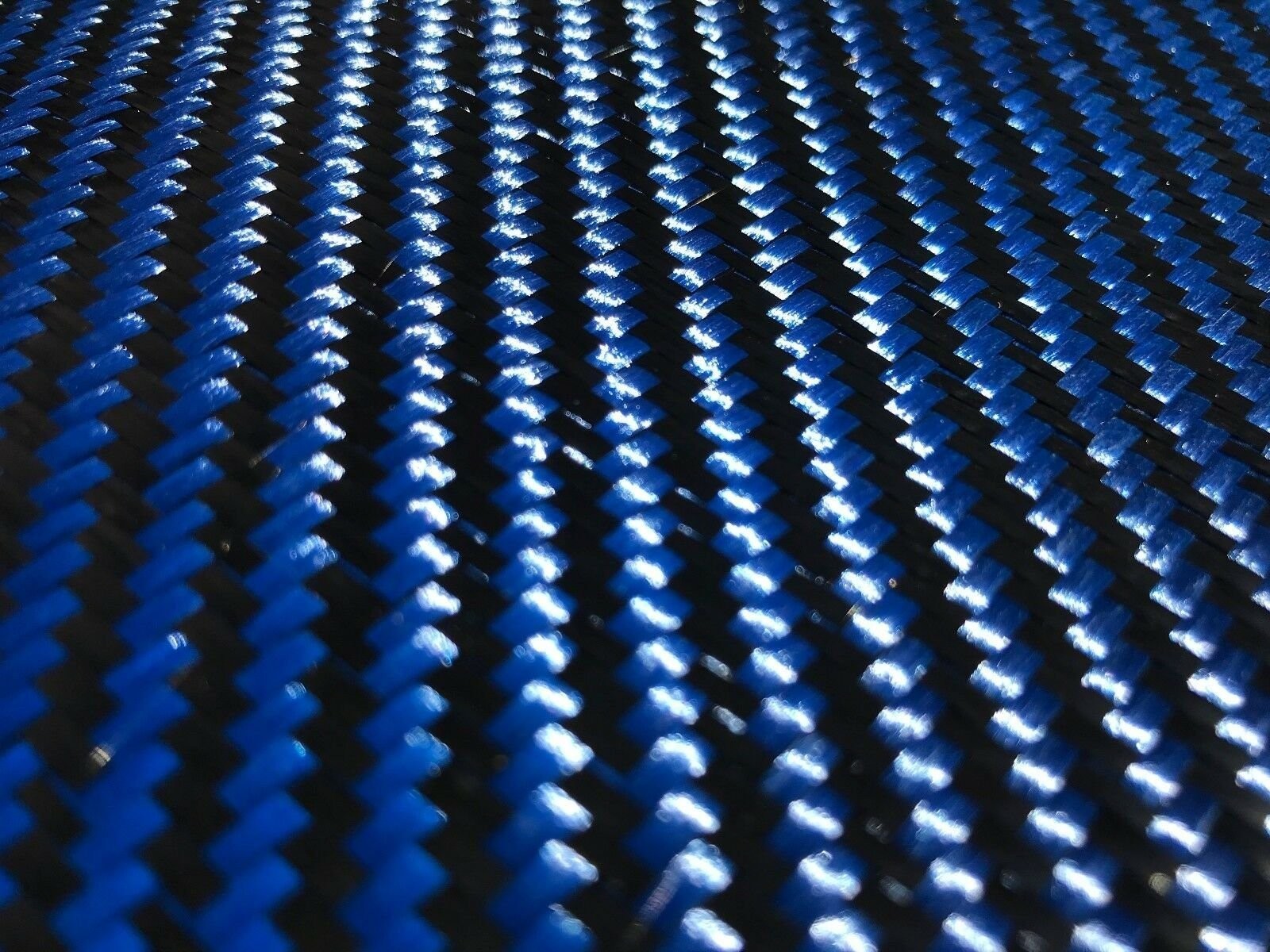 4 in x 100 FT – made with KEVLAR-CARBON FIBER ARAMID ~ Fabric – 3K/2K-200g- Blue